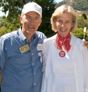 John Ashbaugh and Lois Capps, San Luis Obispo, CA 2012